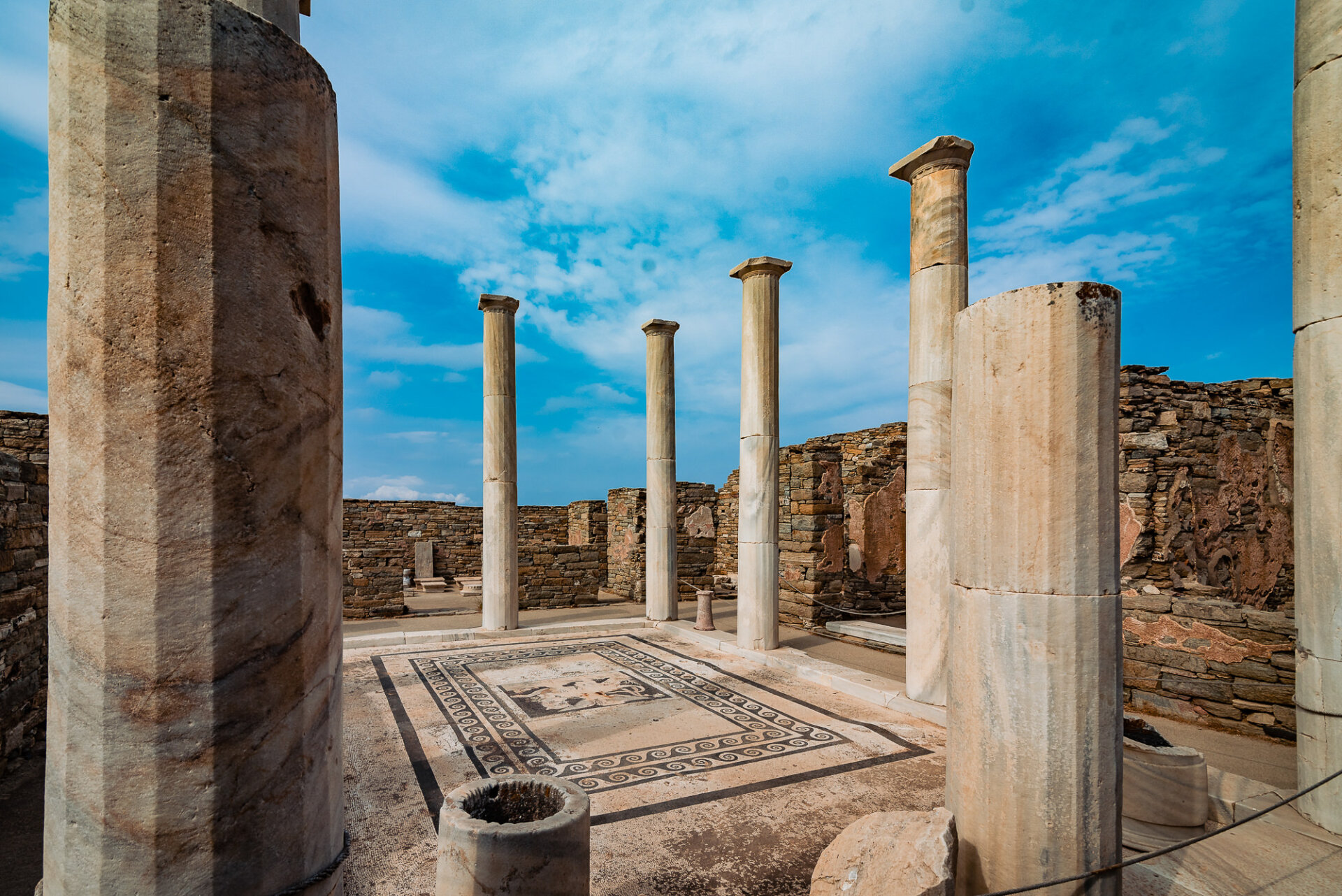 the House of the Lake is an ancient residential complex that dated back to the 2nd century BC and is believed to have belonged to a wealthy individual or family